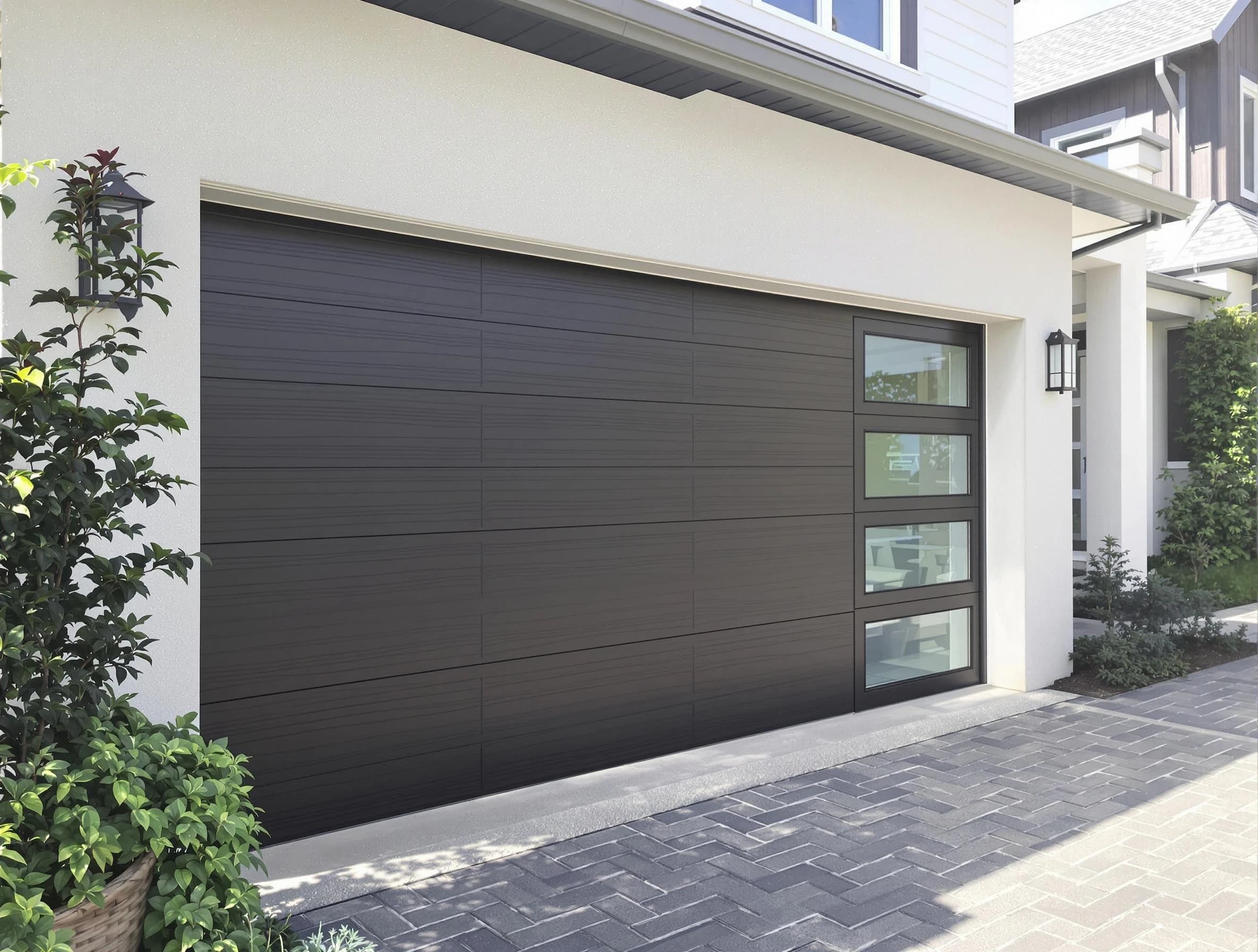 Custom garage door installation by Linden Garage Door Repair in Linden