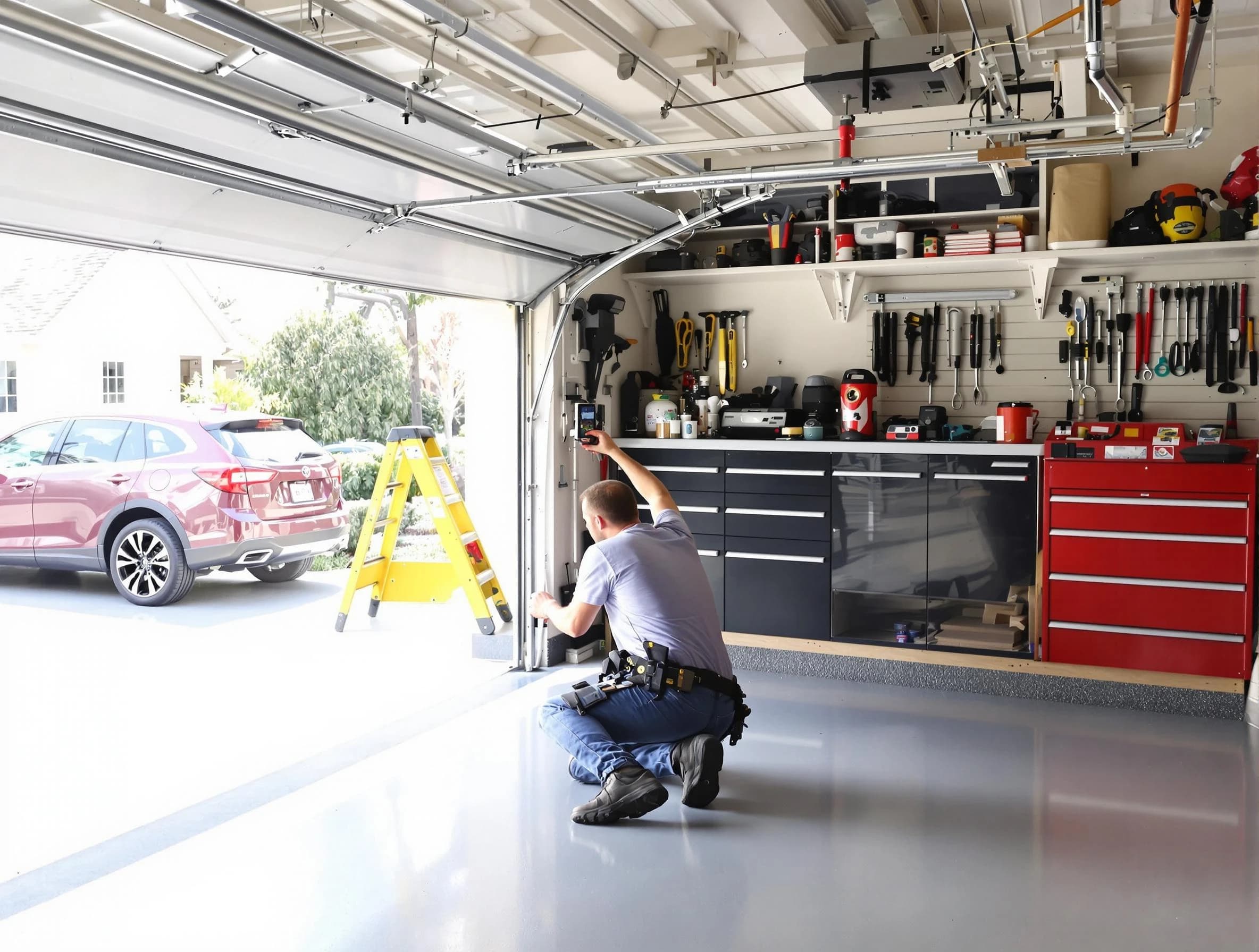 Local garage door repair service by Linden Garage Door Repair in Linden