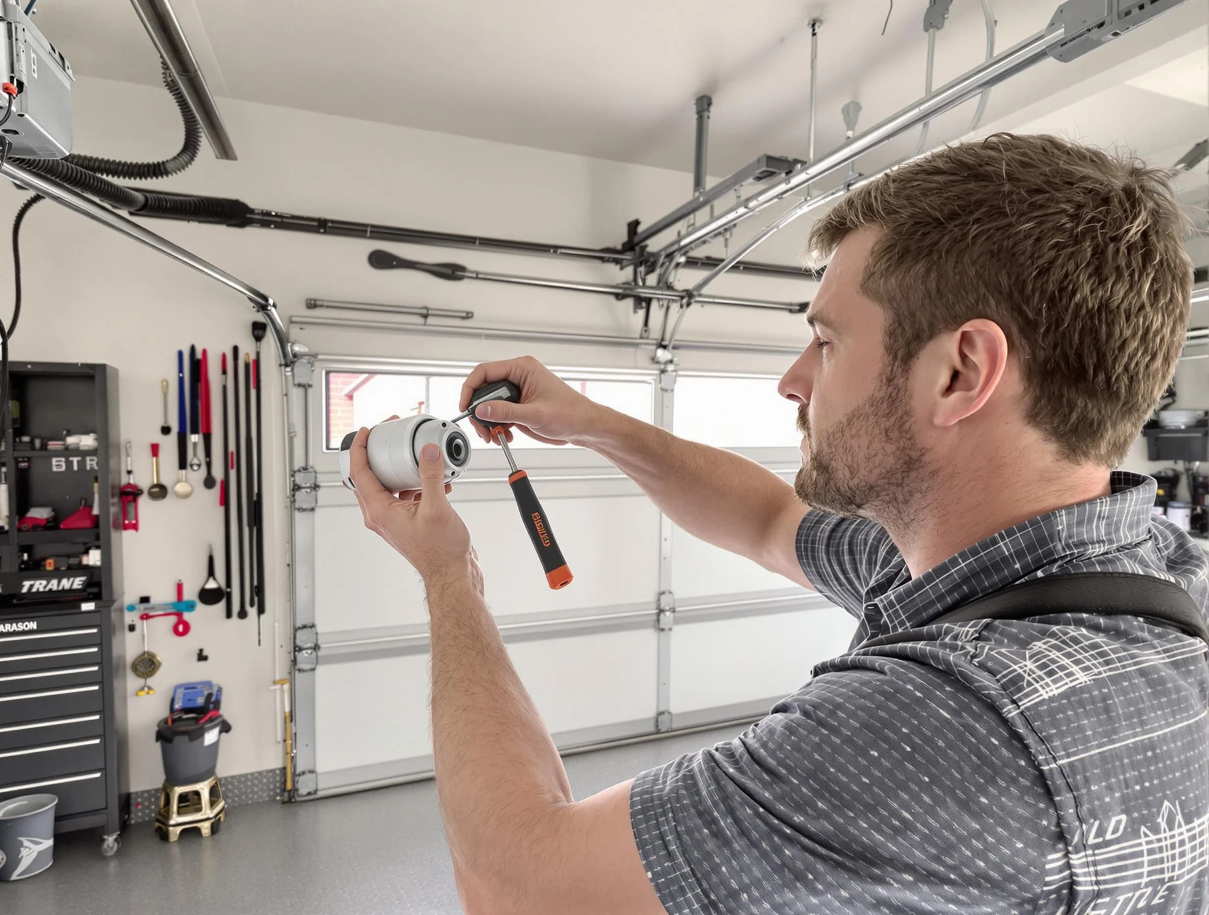 Garage door opener repair service by Linden Garage Door Repair in Linden