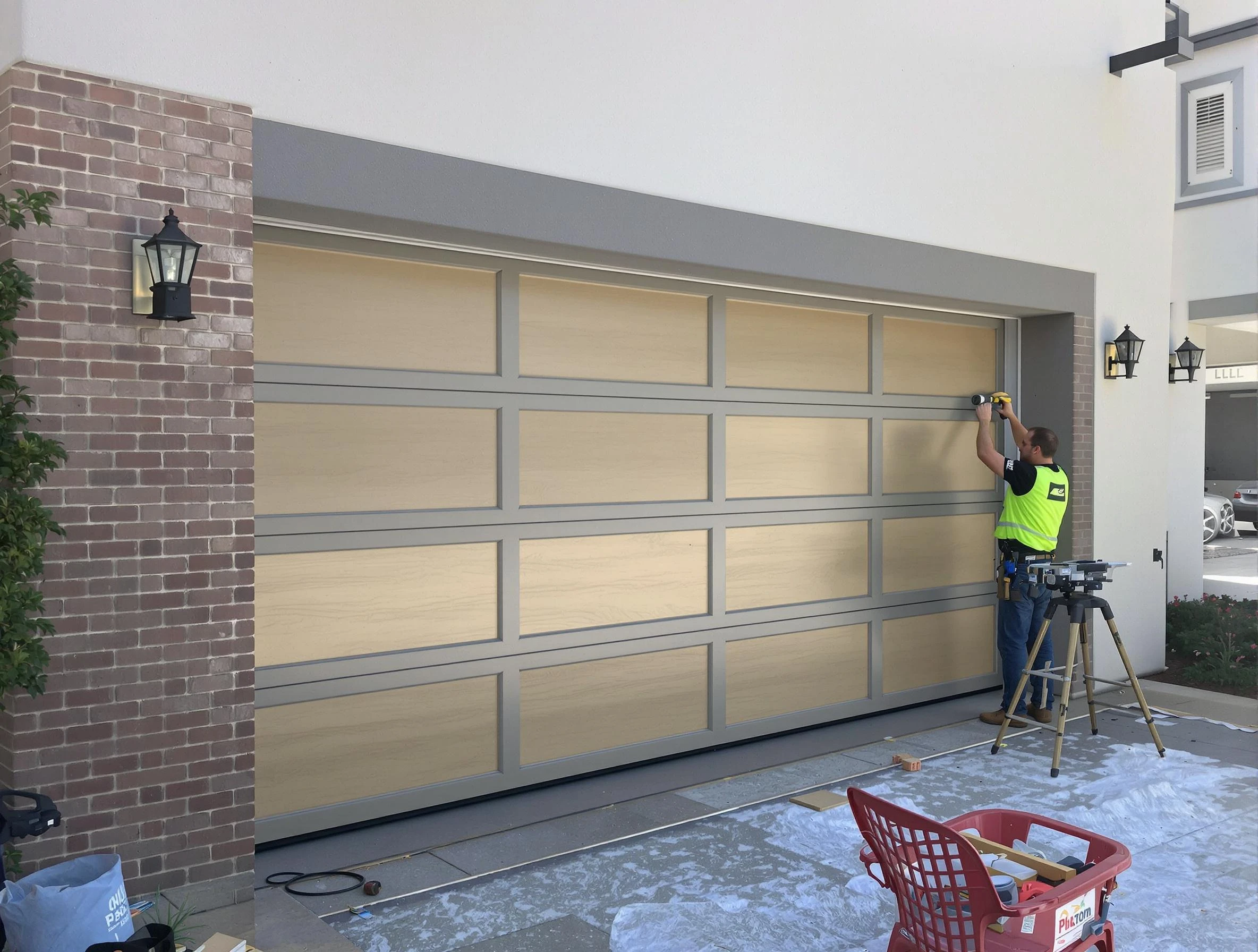 Garage door replacement service by Linden Garage Door Repair in Linden